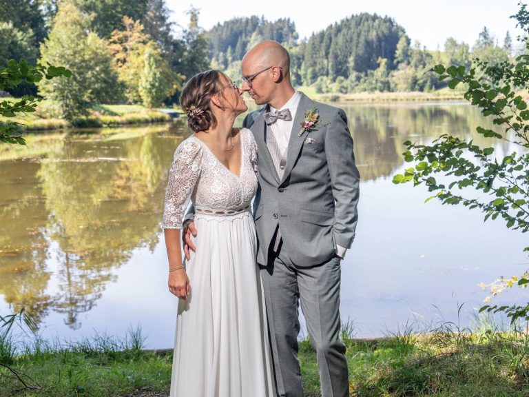 Romantisches Paarshooting am Hengeles Weiher